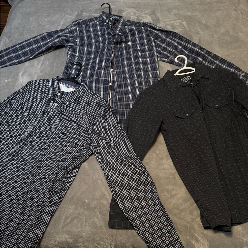 Cody James / Ariat Dress shirt bundle Adult Small